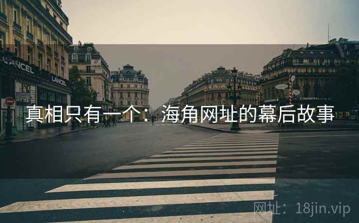 真相只有一个：海角网址的幕后故事