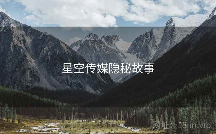 星空传媒隐秘故事