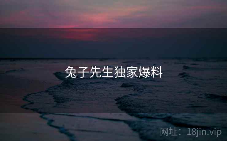 兔子先生独家爆料  第2张