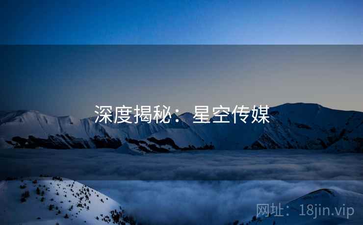 深度揭秘：星空传媒
