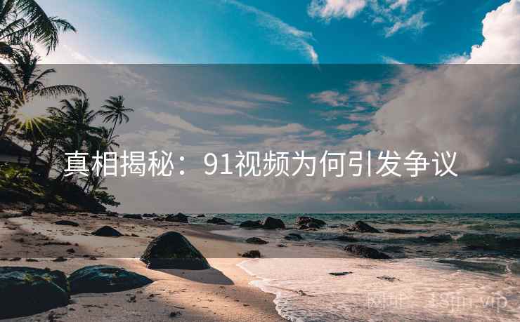 真相揭秘：91视频为何引发争议