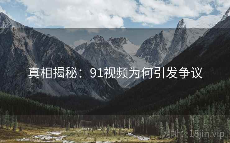 真相揭秘：91视频为何引发争议